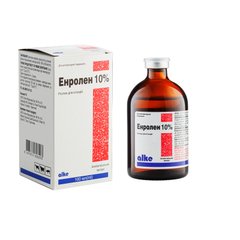 ЕНРОЛЕН 10% (Енрофлоксацин) 100мл, ALKE - розчин для інєкцій