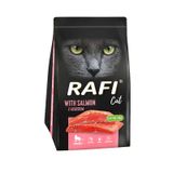 Сухой корм для стерилизованных кошек RAFI Cat Sterilized с лососем, 7 кг