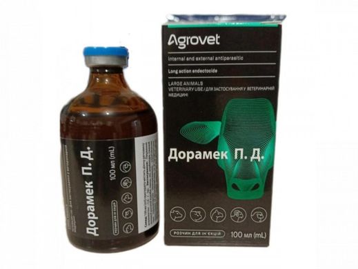 Дорамек П.Д., 500 мл, Agrovet - розчин для ін'єкцій