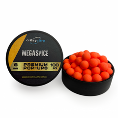Crazy Carp Megaspice Pop-ups (мегаспайс) - прикормка для рибалки, 6 мм