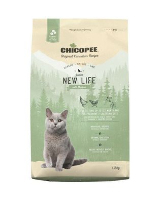 Chicopee CNL JUNIOR New Life корм для котят с курицей