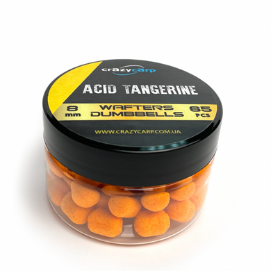 Acid Tangerine Wafters Dumbells (Кислий мандарин) - прикормка для рибалки, 8мм