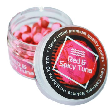 Бойли Carp Catchers Balance Hookbaits RED-SPICY TUNA 10 мм