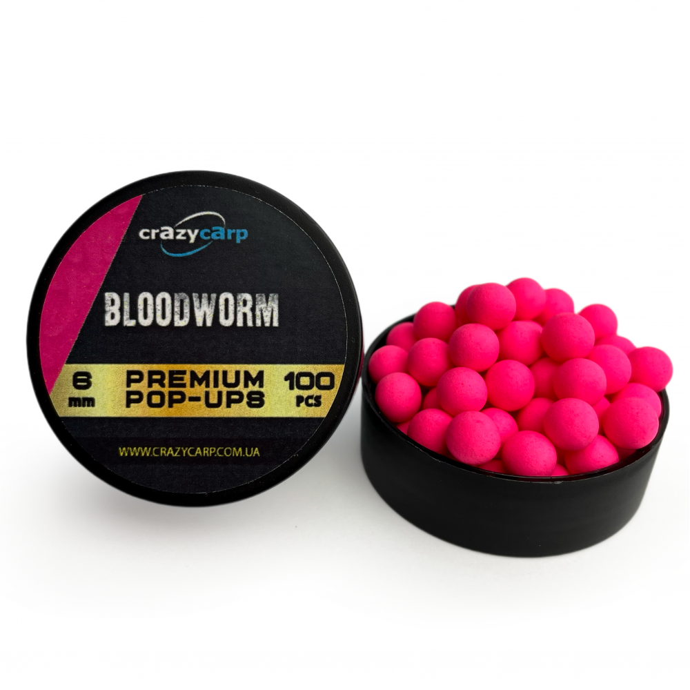 Crazy Carp Bloodworm Pop-ups (мотиль) - прикормка для рибалки, 6