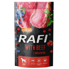Вологий корм для дорослих собак Dolina Noteci Rafi з яловичиною, 10 шт по 500 г