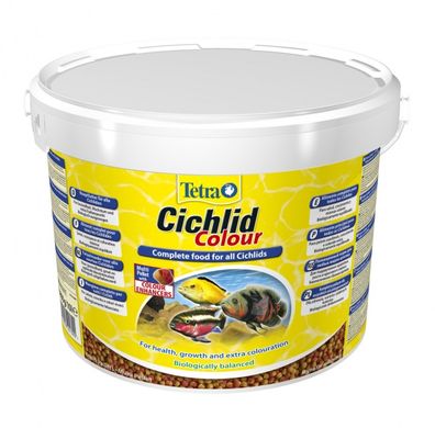 Tetra Cichlid Colour корм для акваріумних риб в гранулах, 10 л
